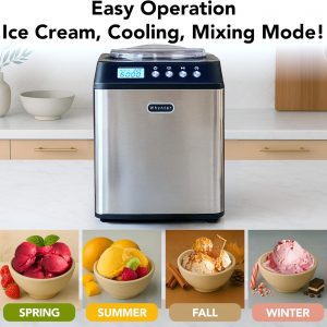 Whynter ice cream maker 2.1‑quart automatic