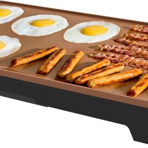 Bella XL Electric Ceramic Titanium Griddle with 1500-watt heating system and extra-large nonstick cooking surface