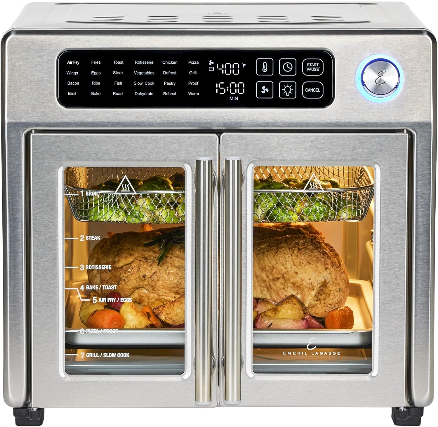 ov1 Emeril Lagasse french door air fryer toaster oven combo
