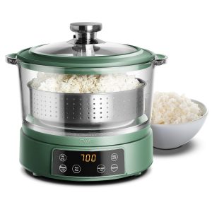 COOK WITH COLOR low carb rice cooker with glass bowl