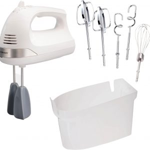 Hamilton Beach electric hand mixer with storage case